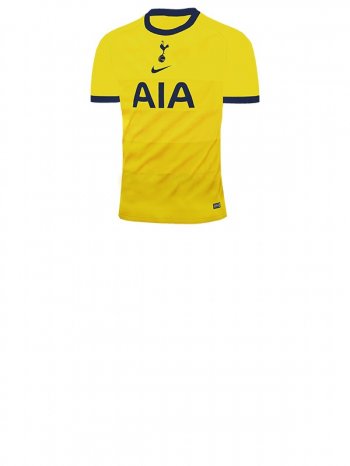 Tottenham Hotspur Men's Yellow Third Short Sleeve Jersey 2020-21