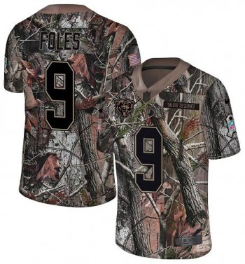 Nike Bears #9 Nick Foles Camo Men's Stitched NFL Limited Rush Realtree Jersey