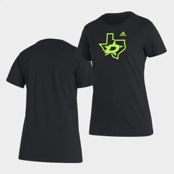 Women's Dallas Stars Alternate Black T-Shirt