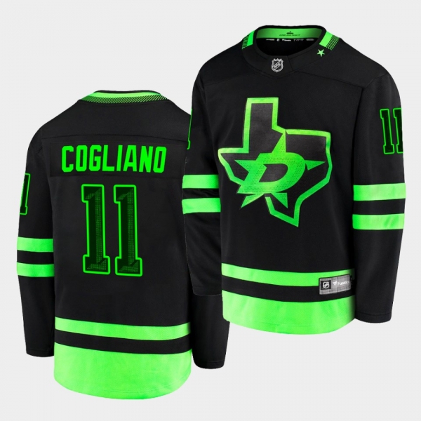 Andrew Cogliano Dallas Stars 2020-21 Third Black Blackout Replica Men Jersey