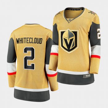 Women's Zach Whitecloud Golden Knights #2 2020-21 Alternate Premier Breakaway Jersey