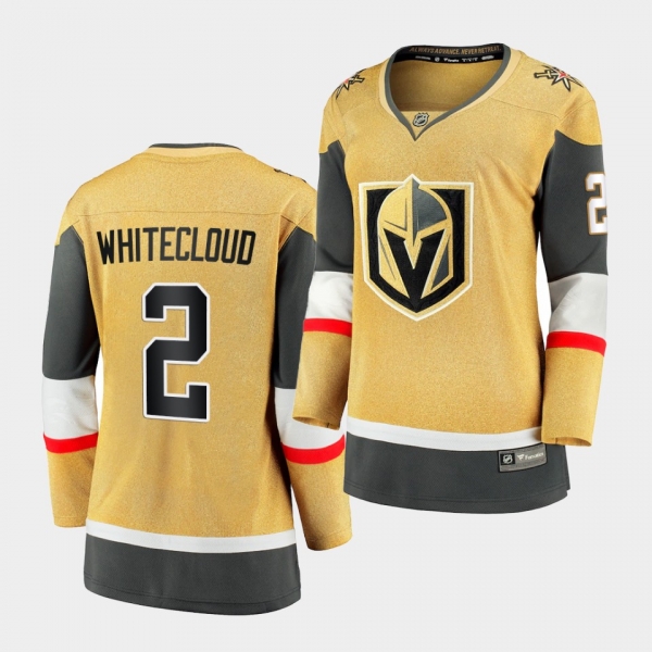 Women's Zach Whitecloud Golden Knights #2 2020-21 Alternate Premier Breakaway Jersey