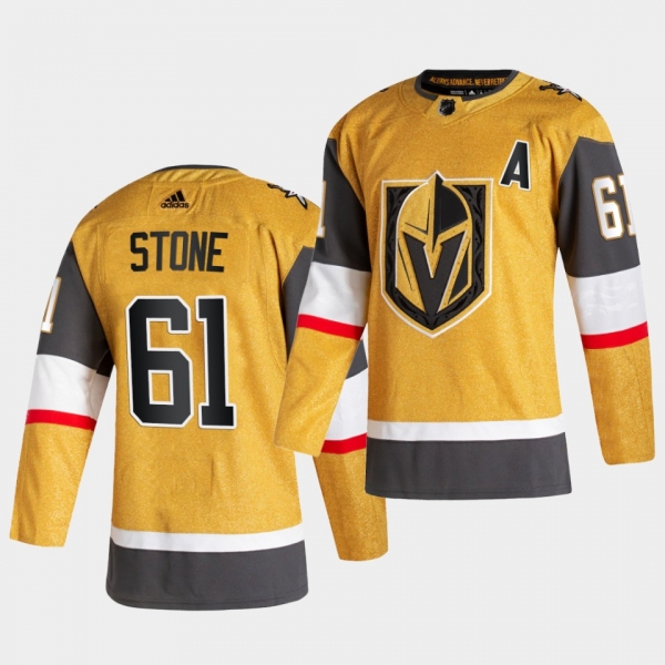 Mark Stone #61 Golden Knights 2020-21 Alternate Authentic Player Gold Jersey