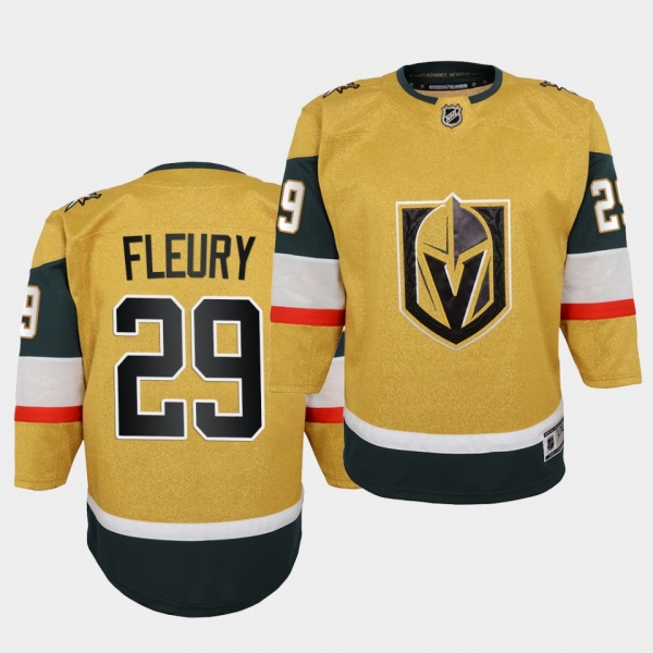 Youth Marc-andre Fleury Jersey Golden Knights Alternate Gold Premier Breakaway Jersey