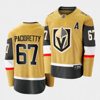 Max Pacioretty #67 Golden Knights 2020-21 Alternate Gold Premier Breakaway Jersey