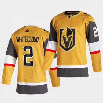 Zach Whitecloud #2 Golden Knights 2020-21 Alternate Authentic Player Gold Jersey