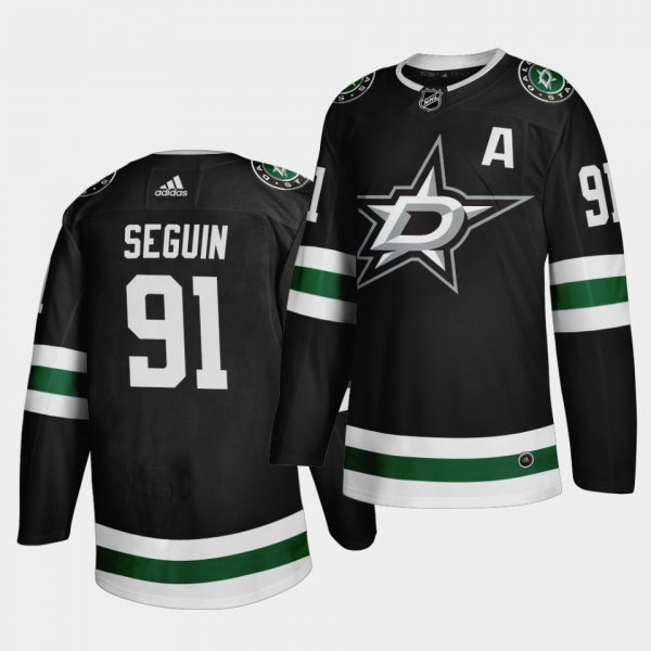 Dallas Stars Tyler Seguin New Uniform 2021 Classic Edition Black Jersey