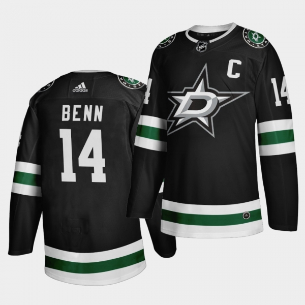 Dallas Stars Jamie Benn New Uniform 2021 Classic Edition Black Jersey