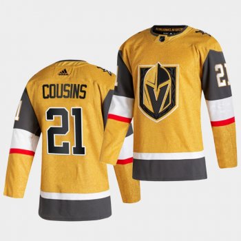 Nick Cousins #21 Golden Knights 2020-21 Alternate Authentic Player Gold Jersey