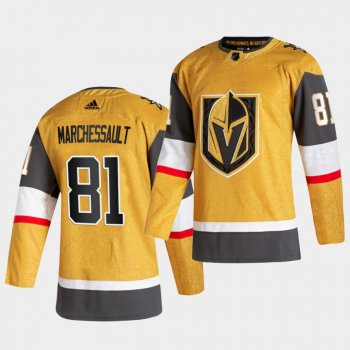 Jonathan Marchessault #81 Golden Knights 2020-21 Alternate Authentic Player Gold Jersey