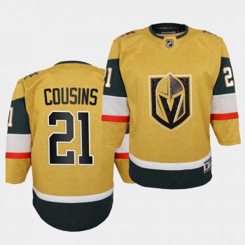 Youth Nick Cousins Jersey Golden Knights Alternate Gold Premier Breakaway Jersey