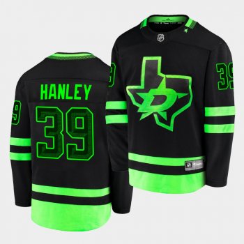 Joel Hanley Dallas Stars 2020-21 Third Black Blackout Replica Men Jersey