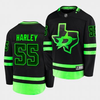 Thomas Harley Dallas Stars 2020-21 Third Black Blackout Replica Men Jersey