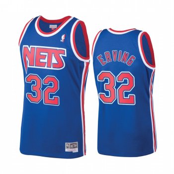 New Jersey Nets #32 Julius Erving 1992-93 Hardwood Classics Royal Jersey