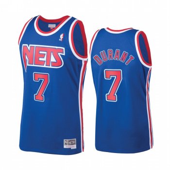 New Jersey Nets #7 Kevin Durant 1992-93 Hardwood Classics Royal Jersey