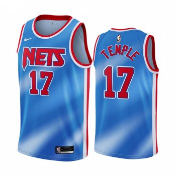 Garrett Temple Brooklyn Nets Blue Classic Edition New Uniform 2020-21 Jersey