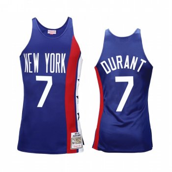 Kevin Durant #7 Brooklyn Nets Royal 1975 Hardwood Classics Jersey