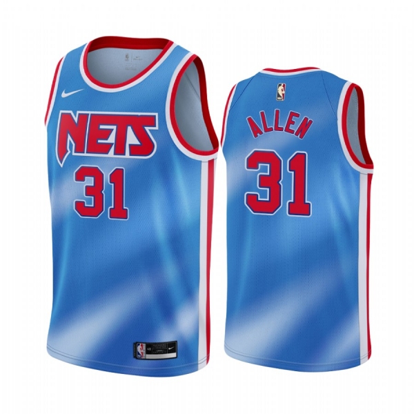 Jarrett Allen Brooklyn Nets Blue Classic Edition New Uniform 2020-21 Jersey