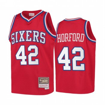 Youth Al Horford Philadelphia 76ers Hardwood Classics Jersey - Red