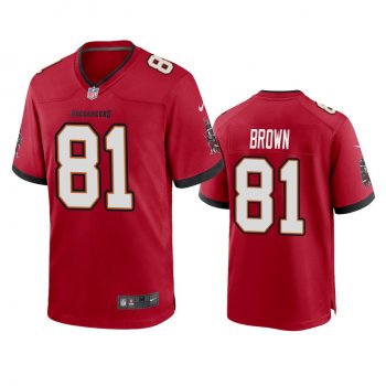 Tampa Bay Buccaneers Antonio Brown Red Game Jersey