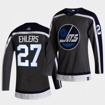 Winnipeg Jets 2021 Reverse Retro nikolaj ehlers Grey Authentic Jersey