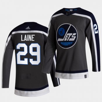 Winnipeg Jets 2021 Reverse Retro Patrik Laine Grey Authentic Jersey