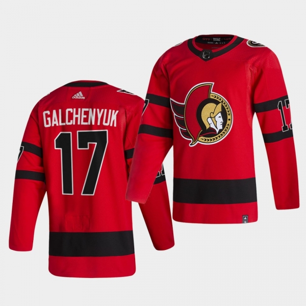 Ottawa Senators 2021 Reverse Retro Alex Galchenyuk Red Special Edition Authentic Jersey