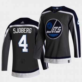 Winnipeg Jets 2021 Reverse Retro lars-erik sjoberg Grey Authentic Jersey