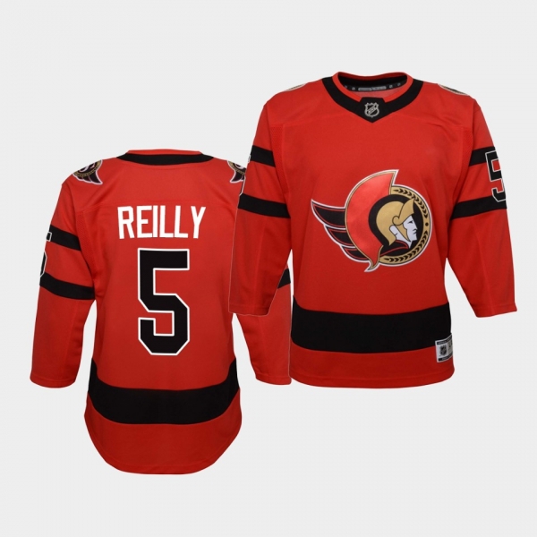 Youth mike reilly Ottawa Senators 2021 Reverse Retro Red Special Edition Jersey