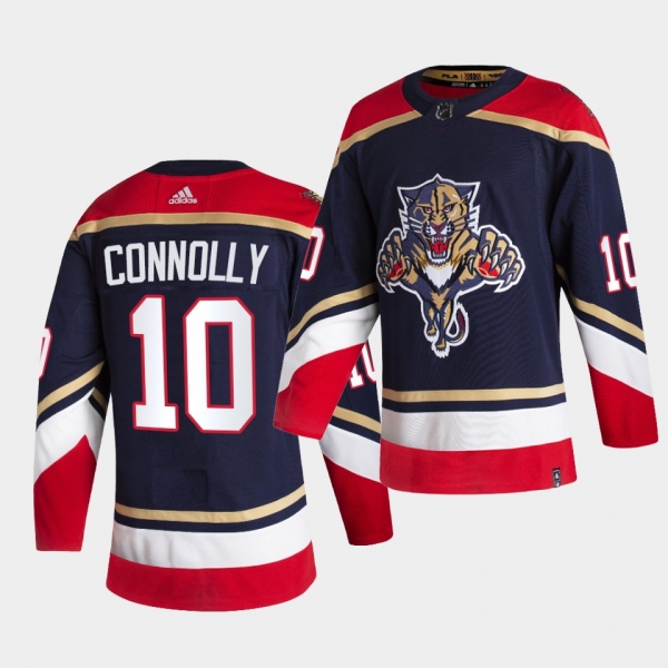 Florida Panthers 2021 Reverse Retro brett connolly Navy Authentic Jersey