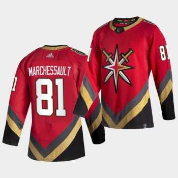 Vegas Golden Knights 2021 Reverse Retro Jonathan Marchessault Red Authentic Jersey