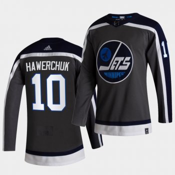 Winnipeg Jets 2021 Reverse Retro dale hawerchuk Grey Authentic Jersey