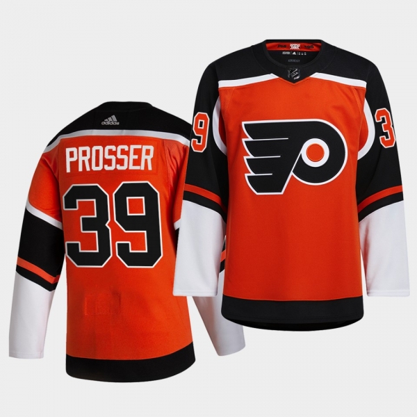 Philadelphia Flyers 2021 Reverse Retro Nate Prosser Orange Special Edition Authentic Jersey