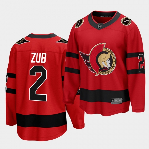 Artyom Zub Ottawa Senators 2021 Reverse Retro Red Special Edition Men Jersey