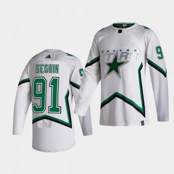 Dallas Stars 2021 Reverse Retro Tyler Seguin White Special Edition Authentic Jersey