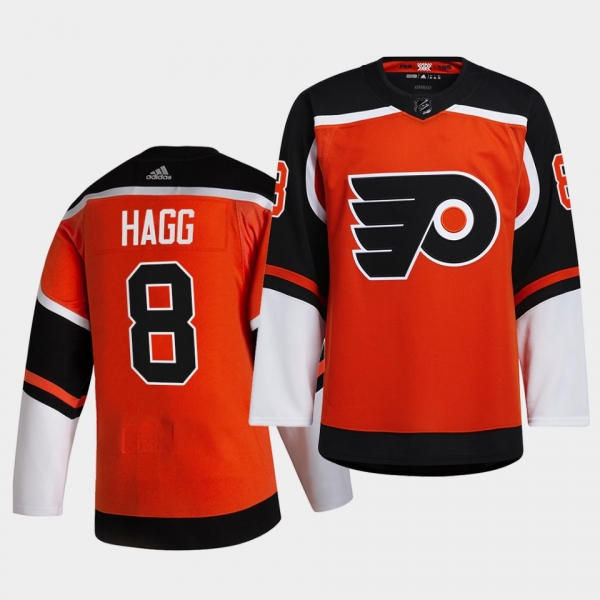 Philadelphia Flyers 2021 Reverse Retro Robert Hagg Orange Special Edition Authentic Jersey