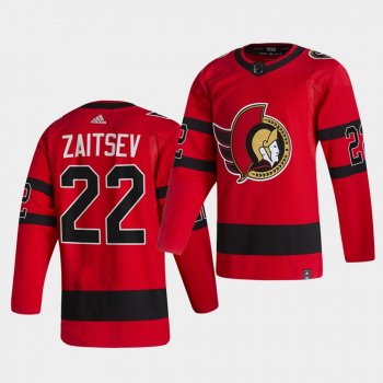 Ottawa Senators 2021 Reverse Retro nikita zaitsev Red Special Edition Authentic Jersey