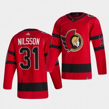 Ottawa Senators 2021 Reverse Retro anders nilsson Red Special Edition Authentic Jersey