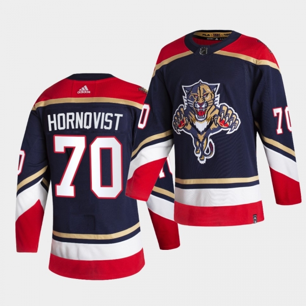 Florida Panthers 2021 Reverse Retro Patric Hornqvist Navy Authentic Jersey