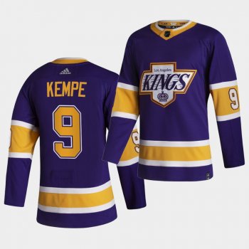 Los Angeles Kings 2021 Reverse Retro Adrian Kempe Purple Authentic Jersey