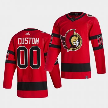 Ottawa Senators 2021 Reverse Retro Custom Red Special Edition Authentic Jersey