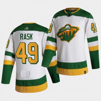 Minnesota Wild 2021 Reverse Retro Victor Rask White Authentic Jersey