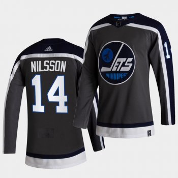 Winnipeg Jets 2021 Reverse Retro ulf nilsson Grey Authentic Jersey