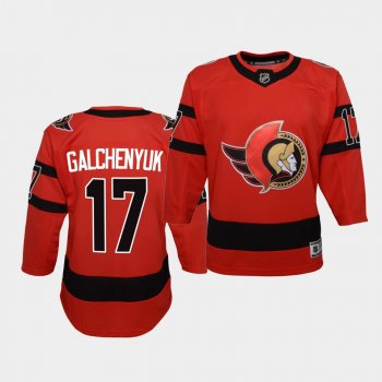 Youth Alex Galchenyuk Ottawa Senators 2021 Reverse Retro Red Special Edition Jersey