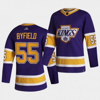 Los Angeles Kings 2021 Reverse Retro Quinton Byfield Purple Authentic Jersey