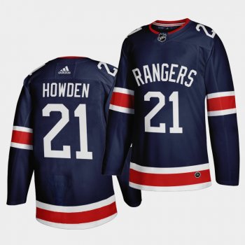 New York Rangers 2021 Reverse Retro Brett Howden Navy Authentic Jersey