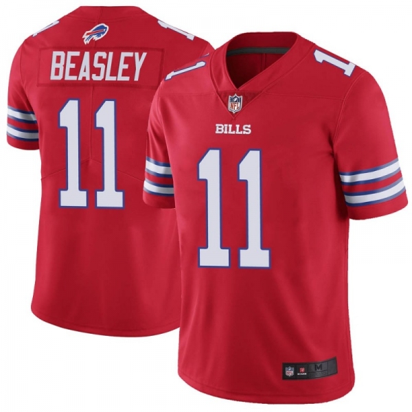 Men's Buffalo Bills Cole Beasley Red Limited Color Rush Vapor Untouchable Jersey