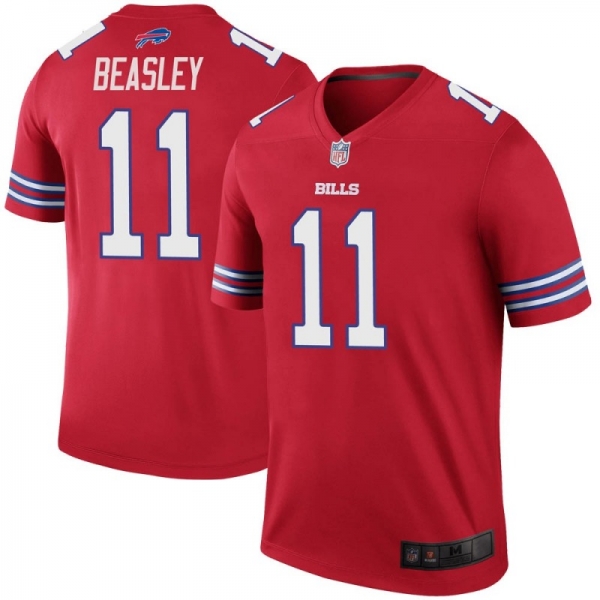 Men's Buffalo Bills Cole Beasley Red Legend Color Rush Jersey