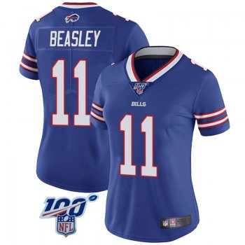 Women's Buffalo Bills Cole Beasley Royal Limited 100th Vapor Jersey