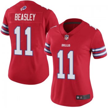 Women's Buffalo Bills Cole Beasley Red Limited Color Rush Vapor Untouchable Jersey